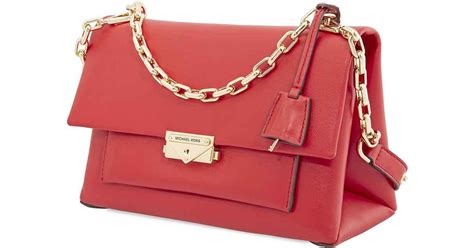 michael kors cece medium red|michael kors cece bag.